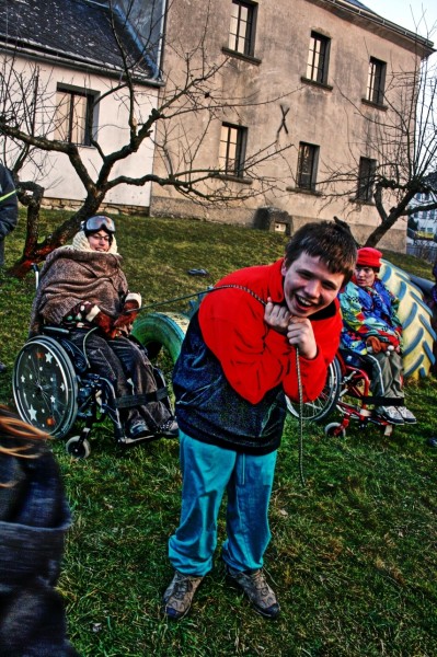 Během nenadálé zimy jsme dokonce využili i psího spřežení.